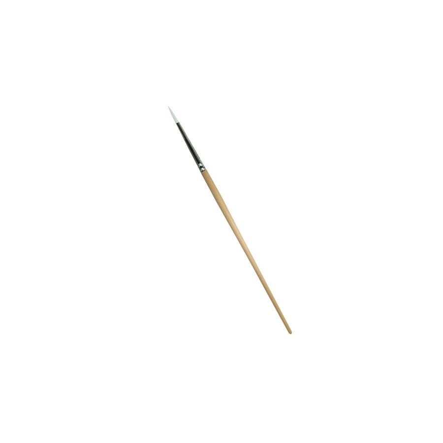 Gordon Brush 0866-02000 Gold Taklon Brush, Round Size 2