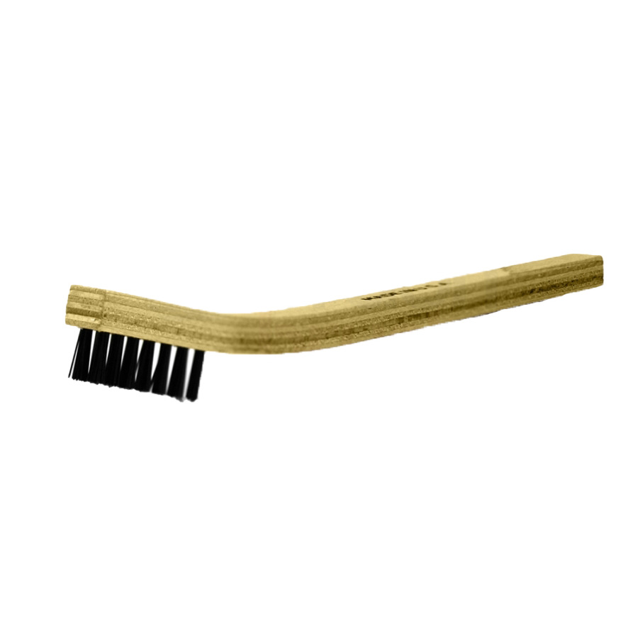 Gordon Brush 30N Scratch Brush, Toothbrush, Nylon/Wood, 7/16", 30 Series