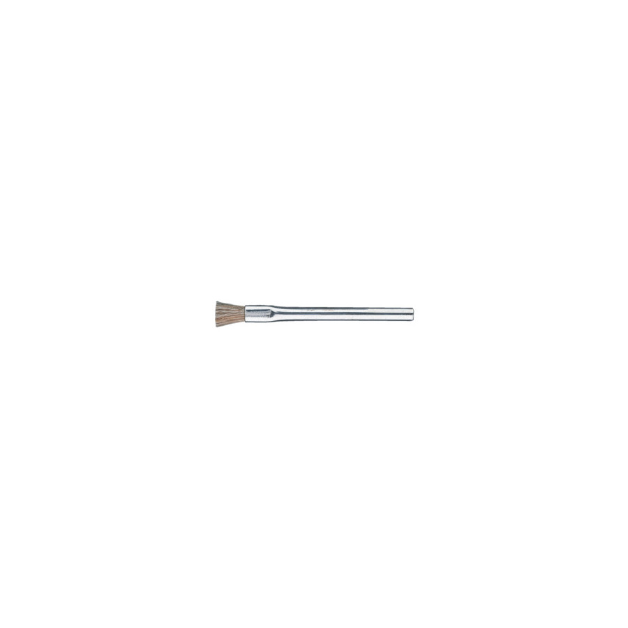 Gordon Brush 1HH Applicator Brush, Anti-Static, Horse 3/4", Brstl, Zinc Plated 3/8"x4-1/2" Hdl, ESD