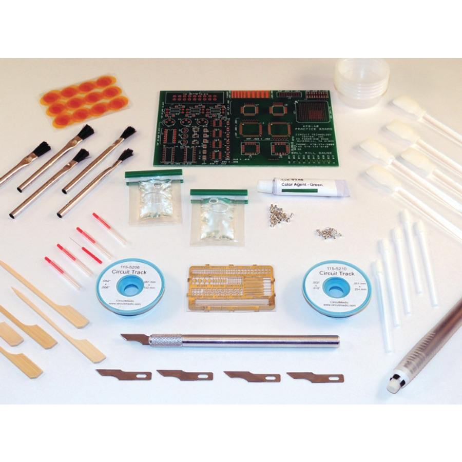 CircuitMedic 201-4350 Solder Repair Skill Training Practice Kit