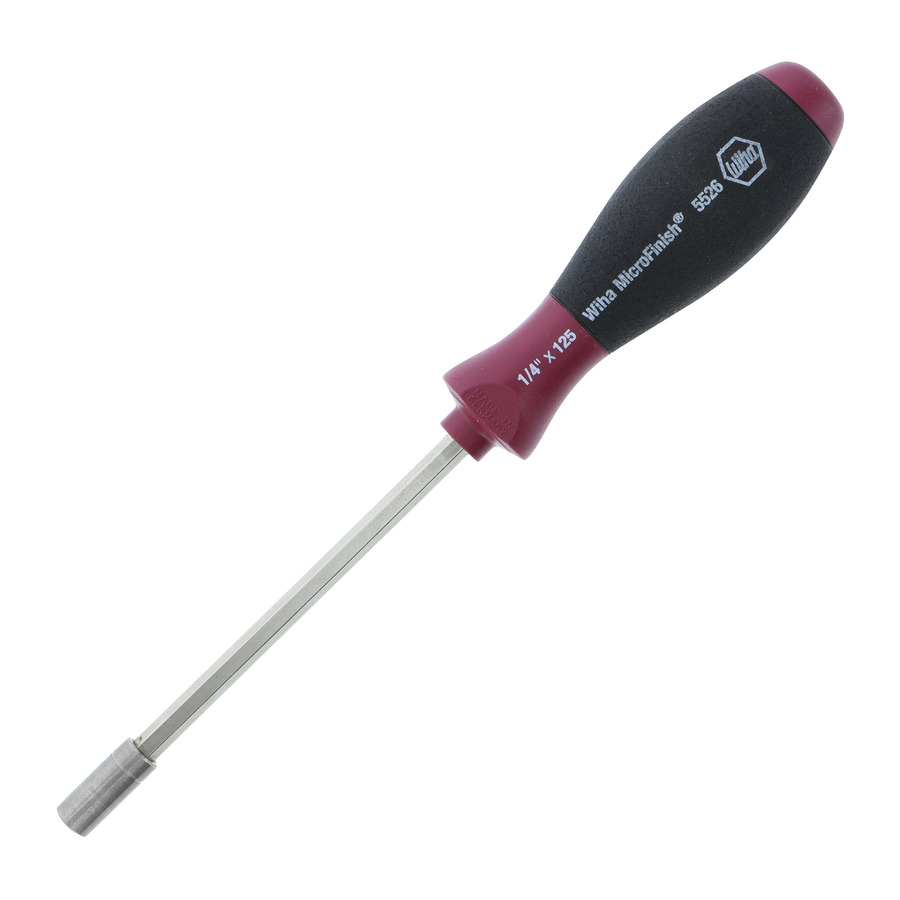 Wiha 52650 Bit Holding Screwdriver with MicroFinish Handle