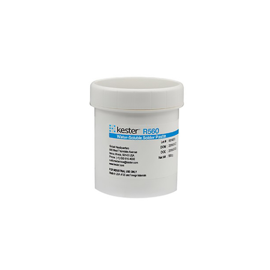 Kester 70-2002-0511 63/37-R560-90-3, Water-Soluble Solder Paste, 600 Gram Cartridge