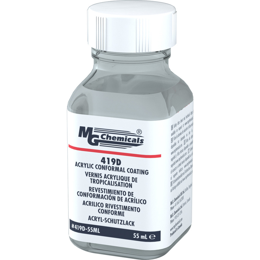 MG Chemicals 419D-55ML Acrylic Conformal Coating, Bottle, 55ml, 2 oz.