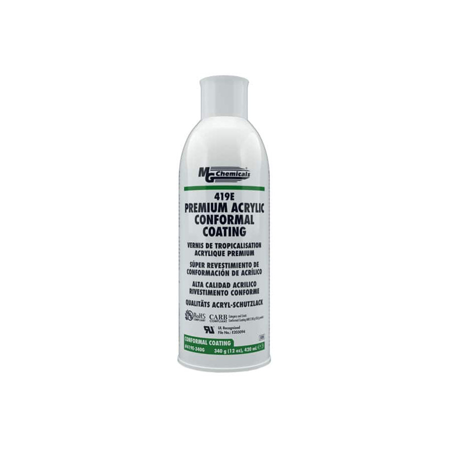 MG Chemicals 419E-340G Circuit Board Coating Spray, Conformal Coating, 420ml, 11.0 oz.