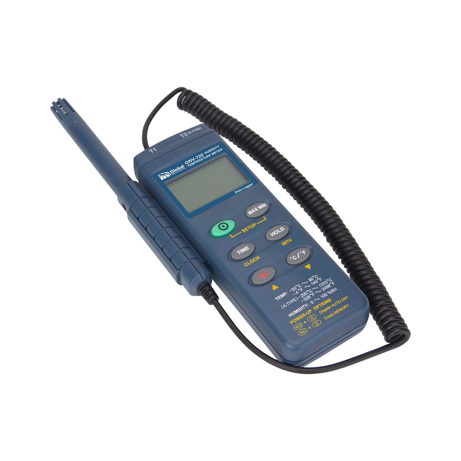 Cal Test Electronics GNV-725 Humidity Temperature Meter w/Data Logging