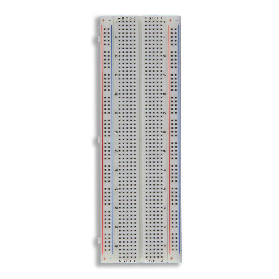 Cal Test Electronics GS-830 Solderless Breadboard, 830 tie-points with Bus Strip