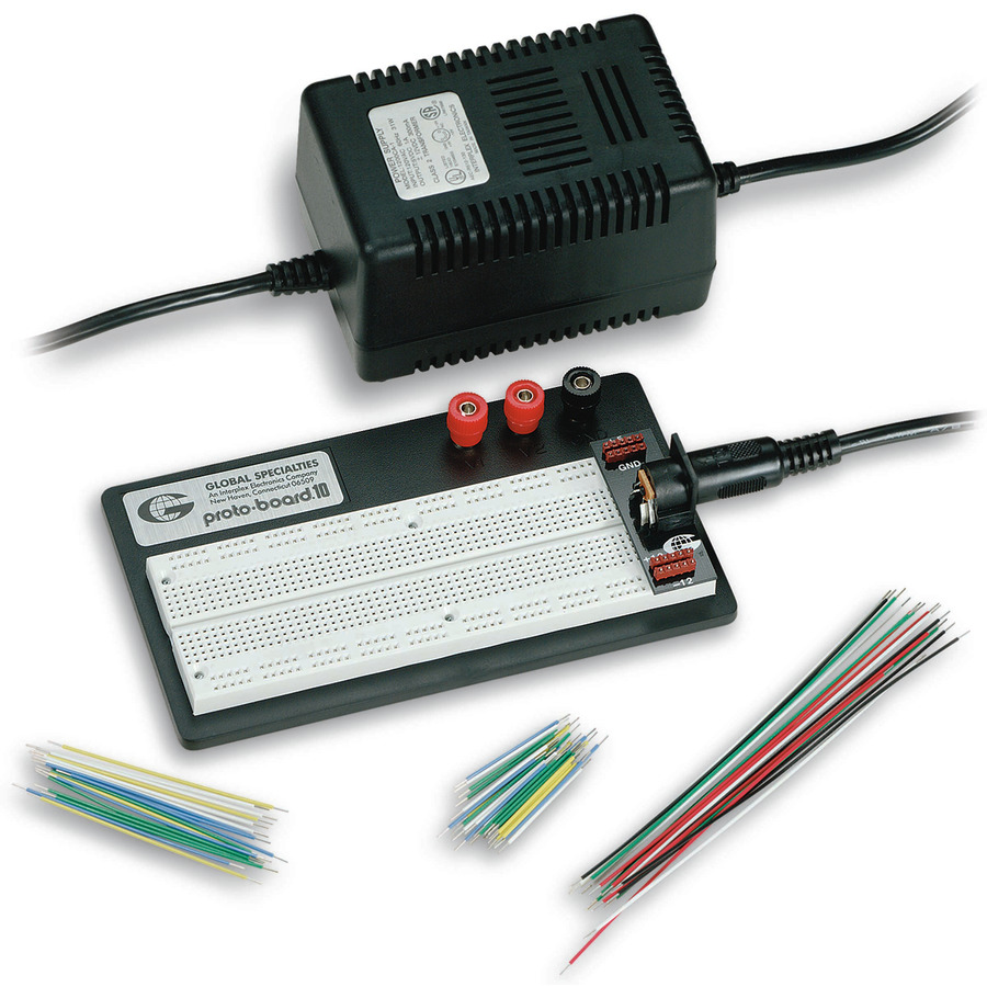 Cal Test Electronics PRO-S-LAB Breadboard with External Power Supply and Jumper Wires