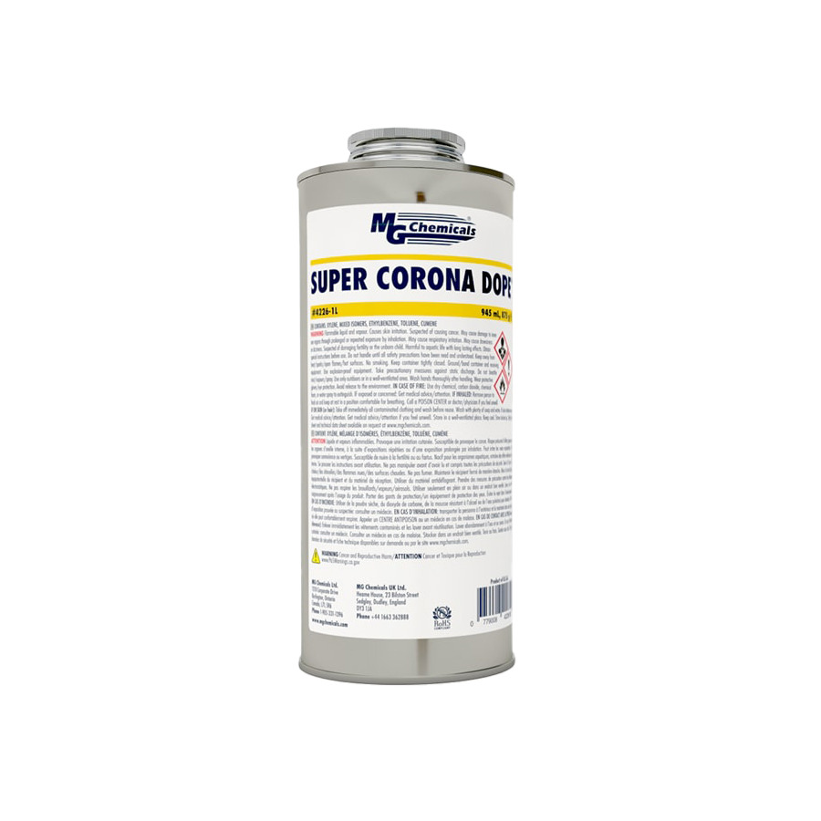 MG Chemicals 4226-1L Super Corona Dope - High Voltage Insulating Varnish, 1 Qt