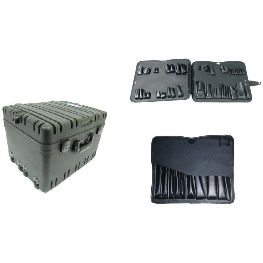 Jensen Tools 423-766 Roto-Rugged™ wheeled case and pallets 17-3/4 x 14-1/2 x 12"