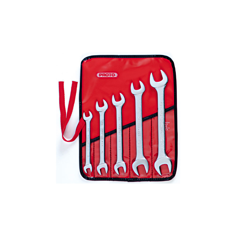 Proto J3000N 3000N 5PC WRENCH SET OPEN END STANLEY PROTO JensenTools