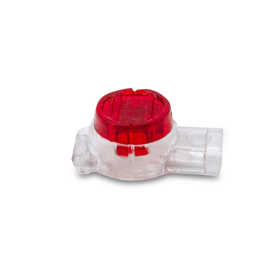 Triplett URC-100PK 3-Wire URC IDC Insulation Displacement Connectors (Red)