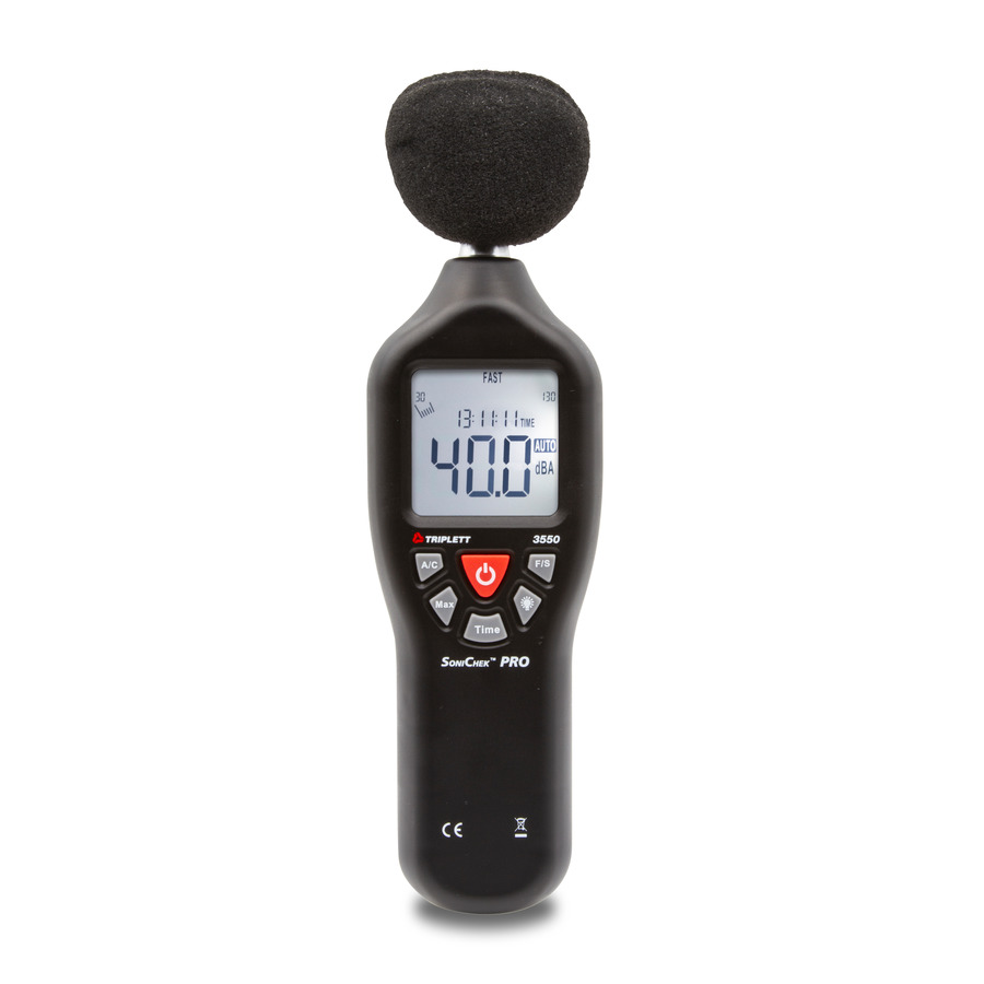 Triplett 3550-NIST Sound Level Meter with Certificate of Traceability to N.I.S.T.