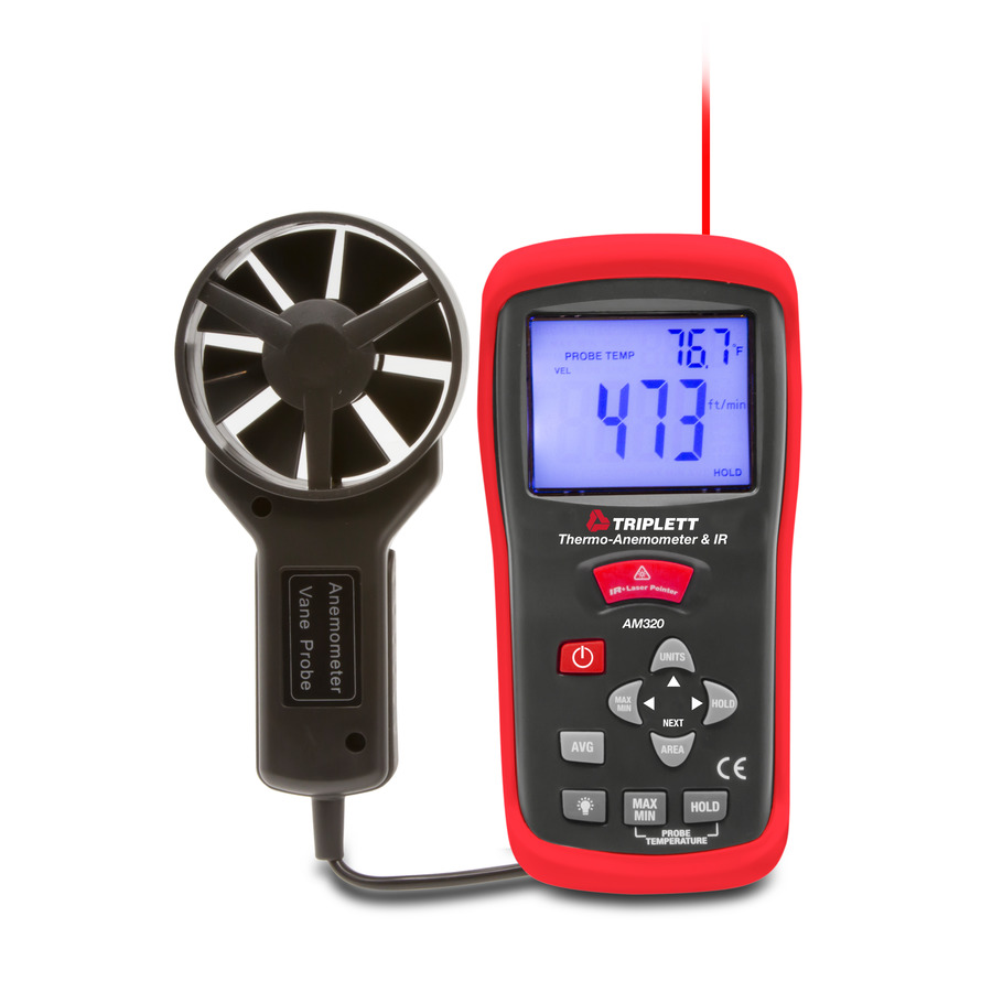 Triplett AM320 Thermo-Anemometer + IR