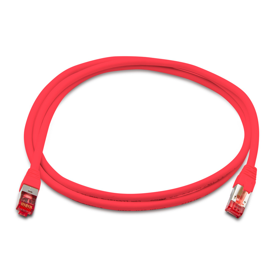 Triplett CAT6A-5RD CAT 6A 10GBPS Professional Grade, SSTP 26AWG Patch Cable 5' Red