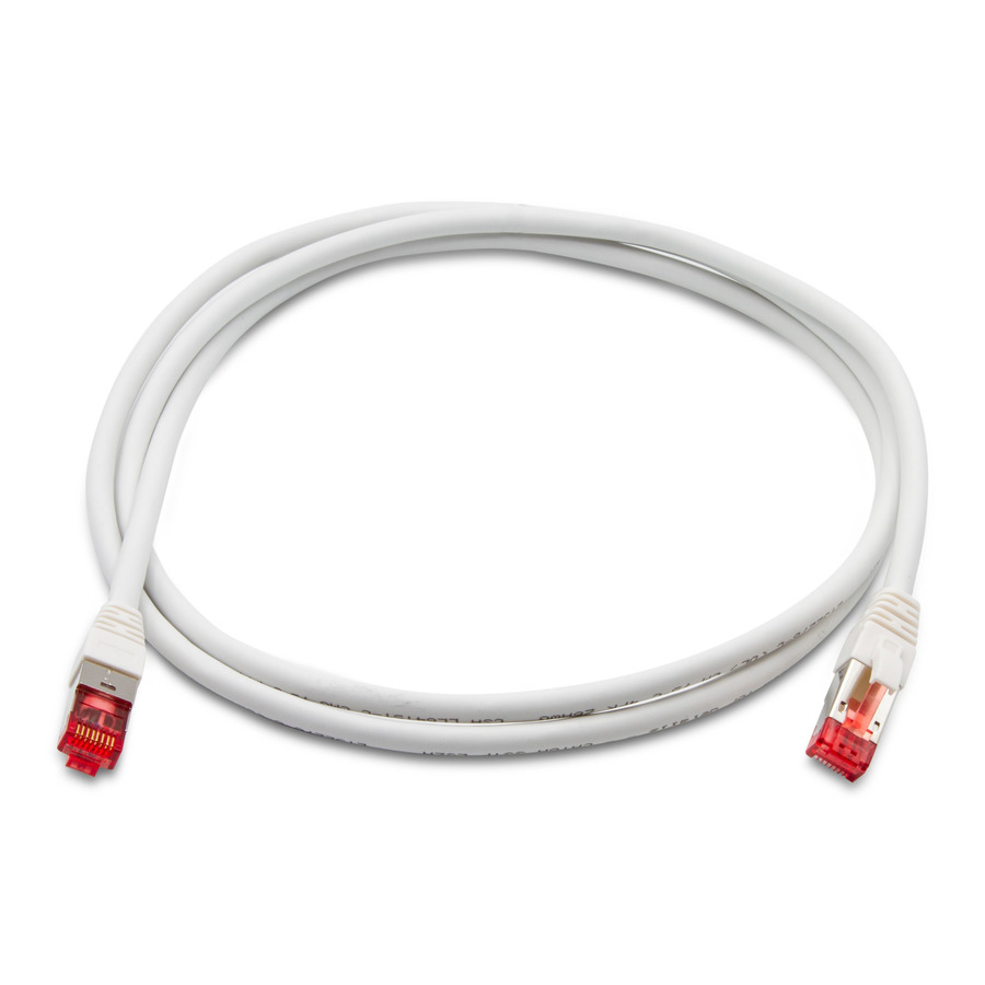 Triplett CAT6A-5WH CAT 6A 10GBPS Professional Grade, SSTP 26AWG Patch Cable 5' White