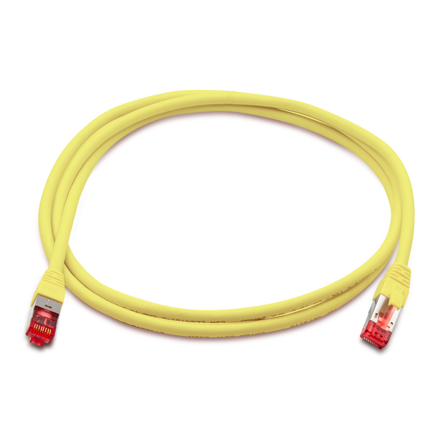 Triplett CAT6A-5YL CAT 6A 10GBPS Professional Grade, SSTP 26AWG Patch Cable 5' Yellow