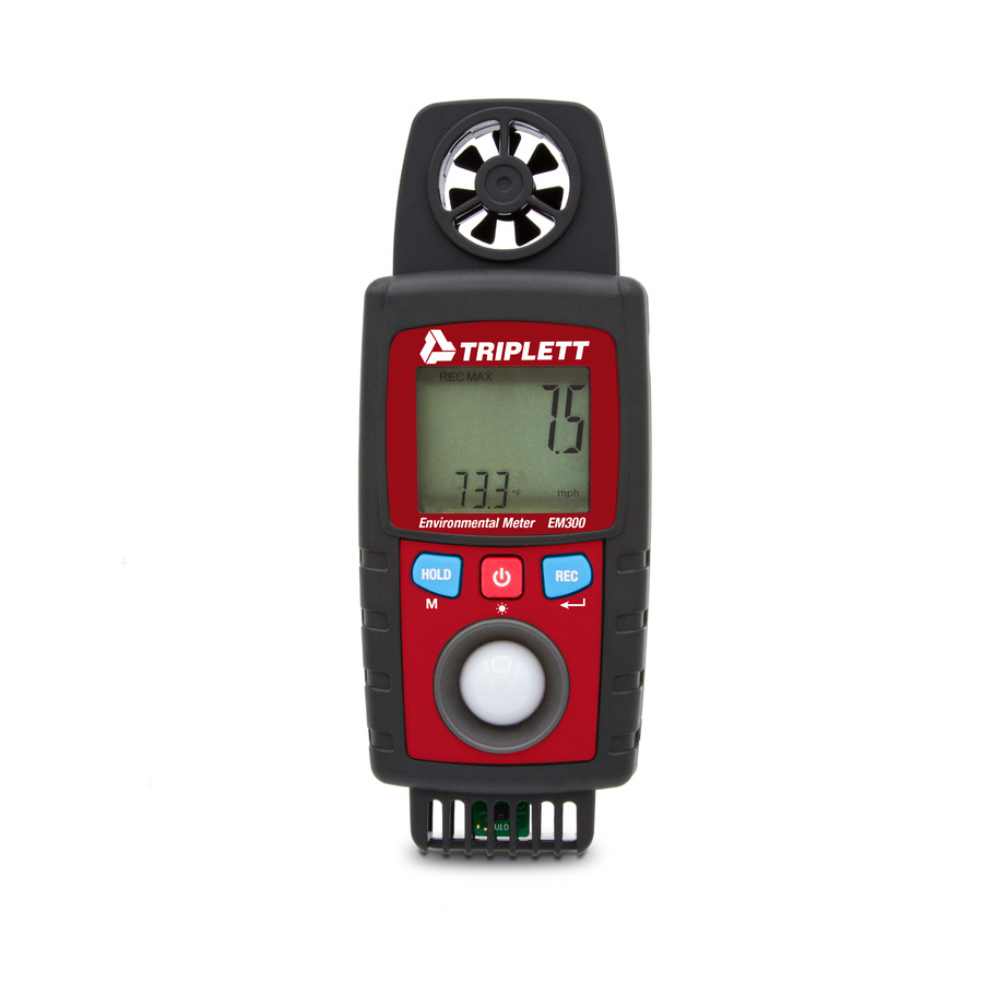 Triplett EM300 10-in-1 Environmental Meter with Air Flow