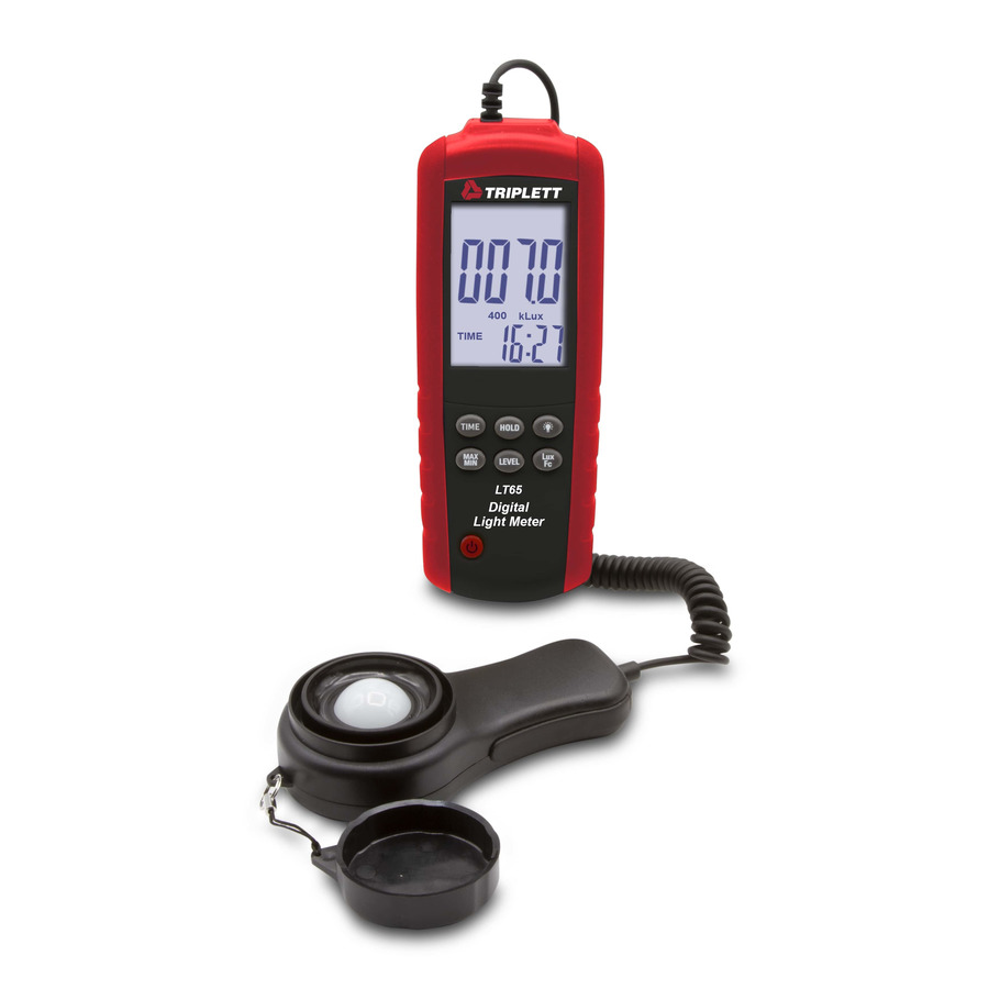 Triplett LT65-NIST Foot Candle/Lux Light Meter with Certificate of Traceability to N.I.S.T.