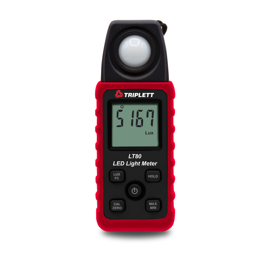 Triplett LT80-NIST LED Light Meter with Certificate of Traceability to N.I.S.T.