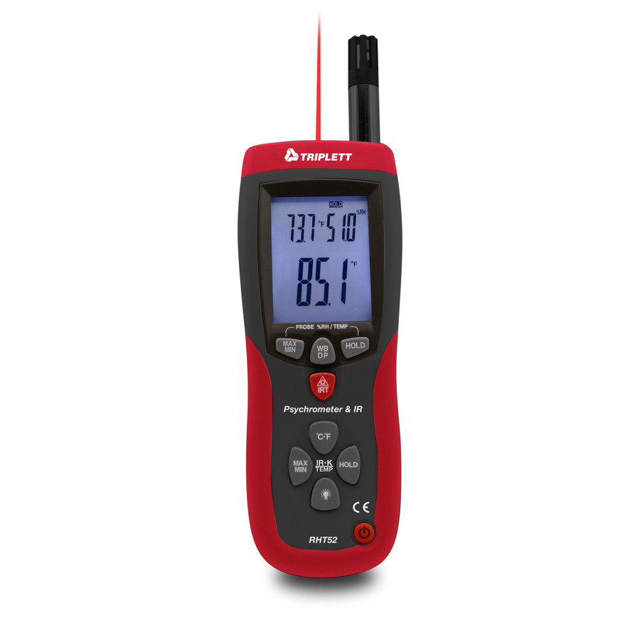 Triplett RHT52 Psychrometer + IR Thermometer