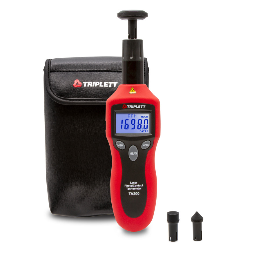 Triplett TA200 Contact and Laser Photo Tachometer