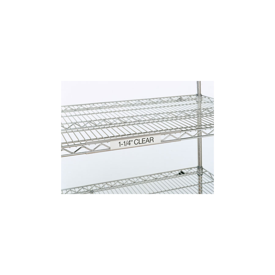 Metro 9990CL4 Clear Label Holder, 43" x 1-1/4"