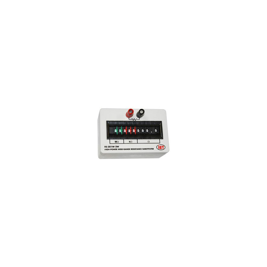 IET Labs RS-201W Resistance Substitution Box, Accurate 0.1% + 36 m?, Above 10 M? 0.2%