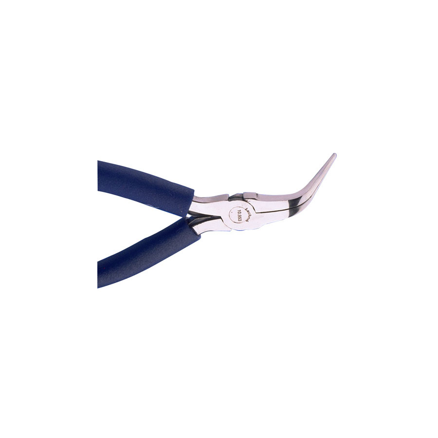 nosa TestEquity: Aven 10953 Pliers, Needle Nose, Curved, Serrated, 6