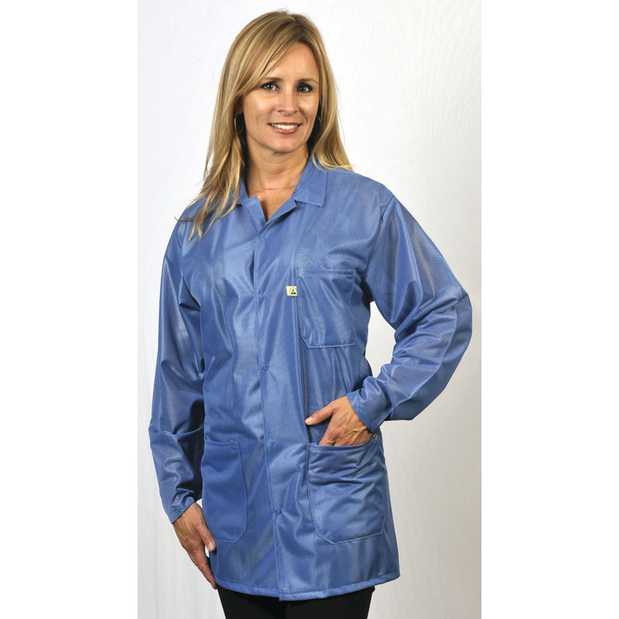 Tech Wear LOJ-23-4XL LOJ-23-4XL BLUE ESD SHIELDING JACKET W/PKT