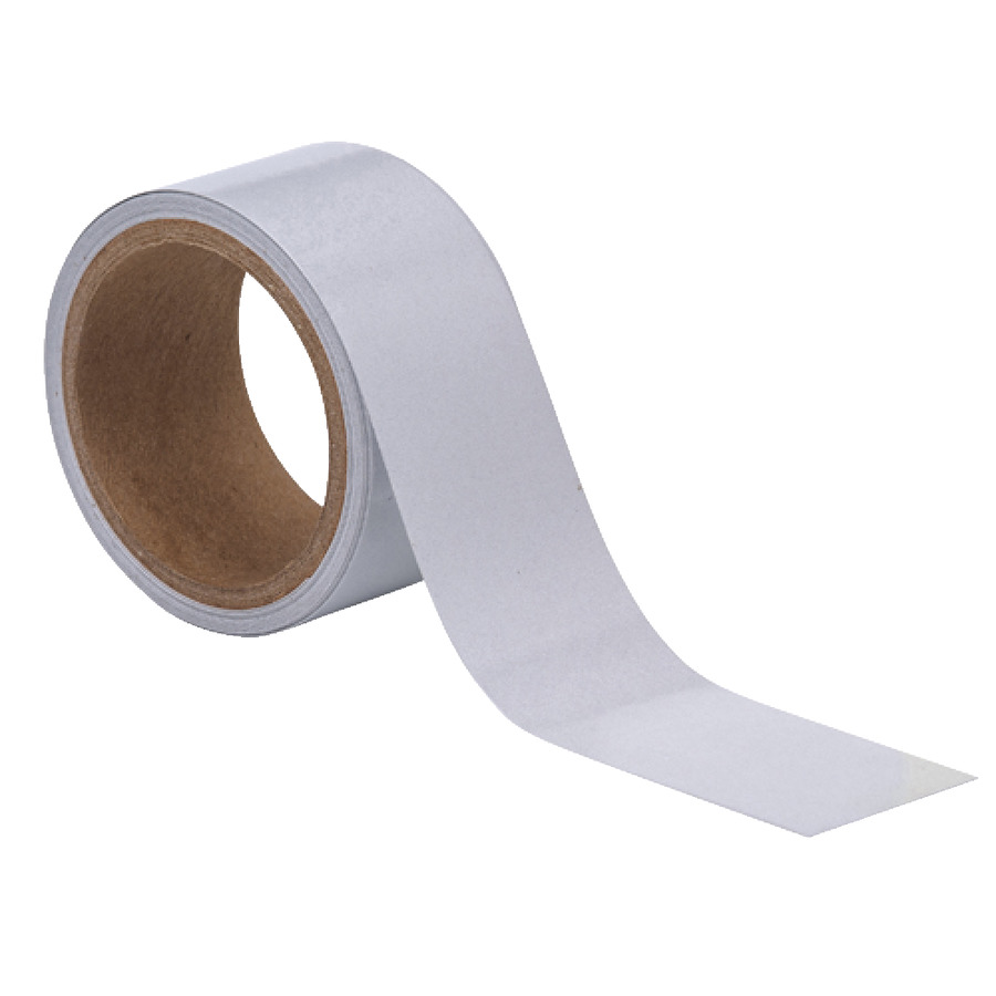 Brady 78985 Reflective Vinyl Tape, White, 2" x 5 Yards