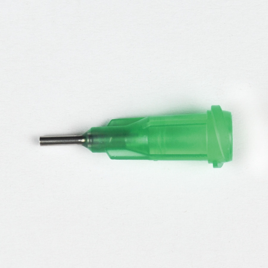 Nordson EFD 7018107 Dispensing Tip, 18 Gauge, Green, 1/4