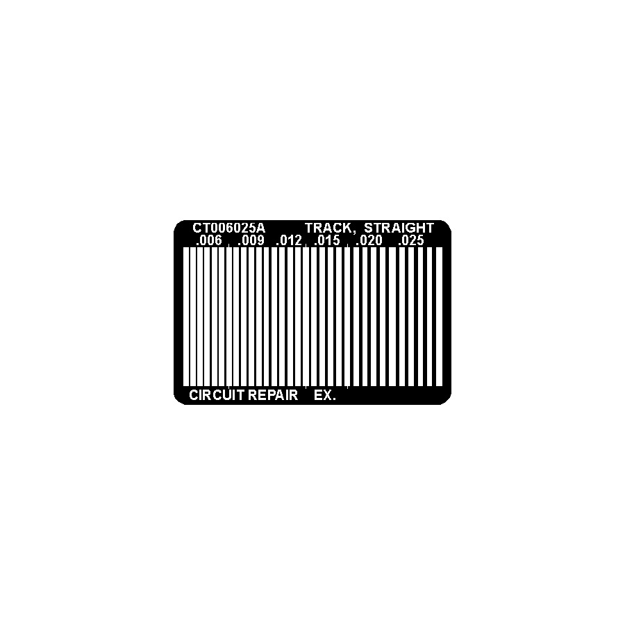 CircuitMedic CT006025AS Circuit Conductor Tracks .006"/.025"