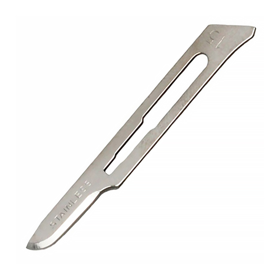 TestEquity: Aven 44044 Scalpel Blade, #15, Stainless Steel, 0.015