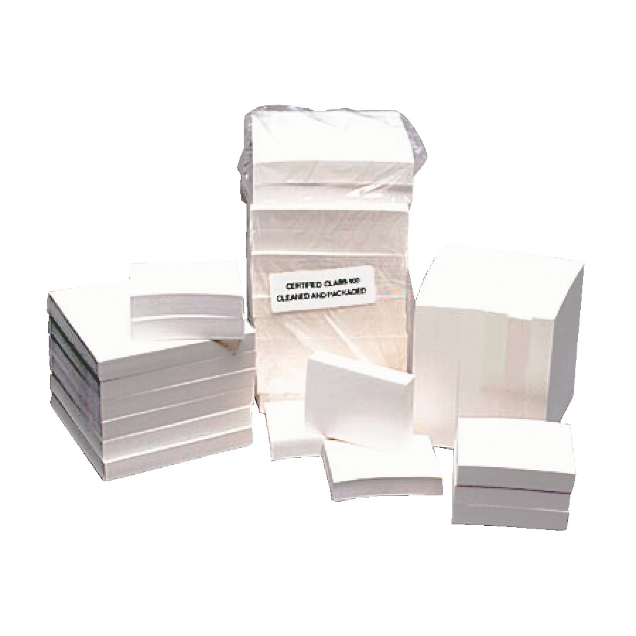 Total Source Mfg CRP0900-3 Cleanroom White Sticky Notes 3" x 3", 1/Pad (100 Sheets)