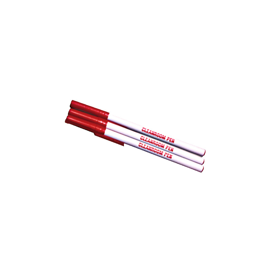 Techni-Pro 441-368 Cleanroom Red Pens, 10/pkg.