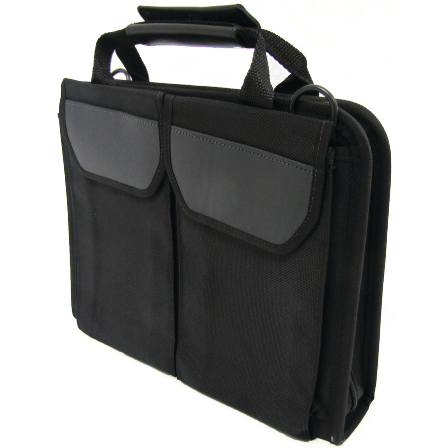 Jensen Tools 442-615 Black Ballistic Case with black leather trim