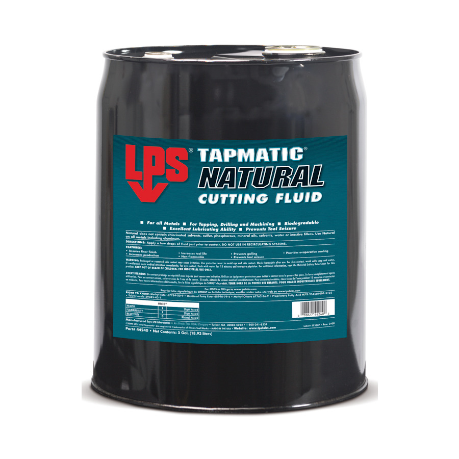 LPS 44240 Tapmatic® Natural Cutting Fluid, 5 gal / 18.93 L