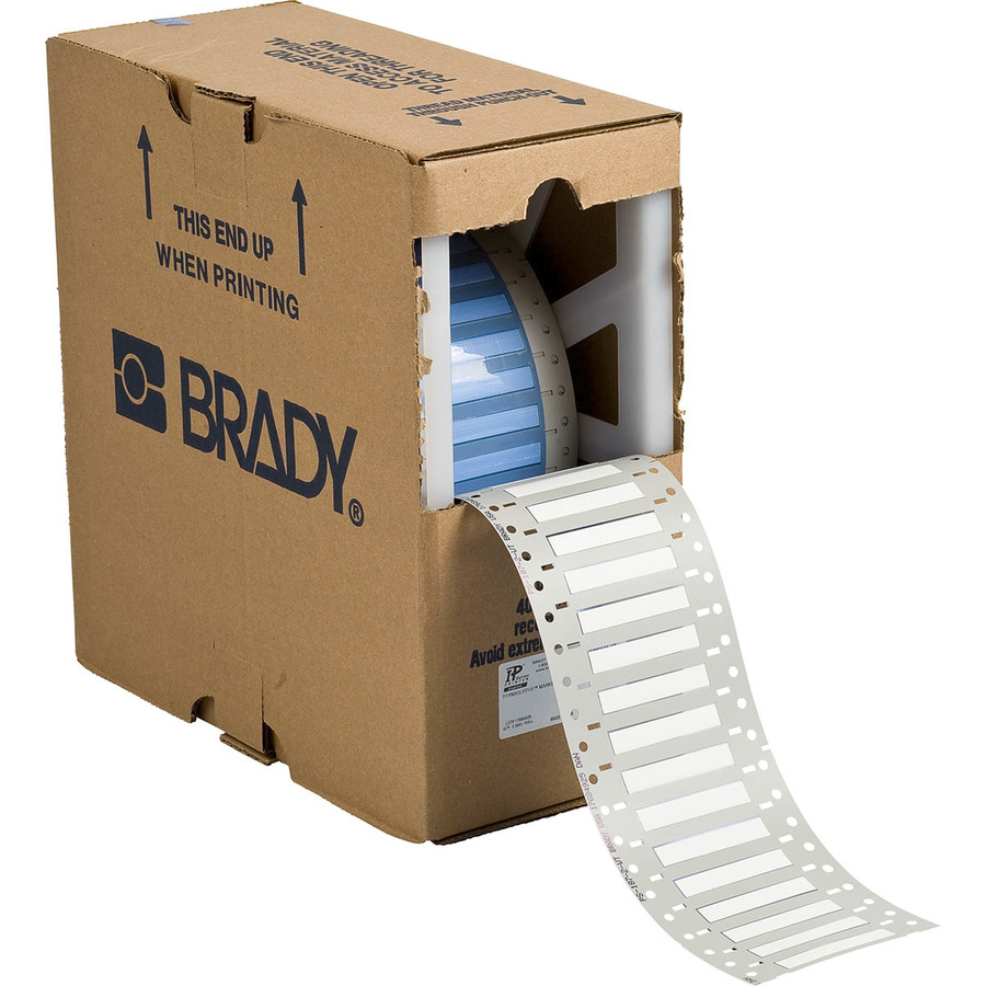 Brady 3PS-500-2-WT PermaSleeve Heat Shrink Sleeve 2"x.851" Wht 500/Pk