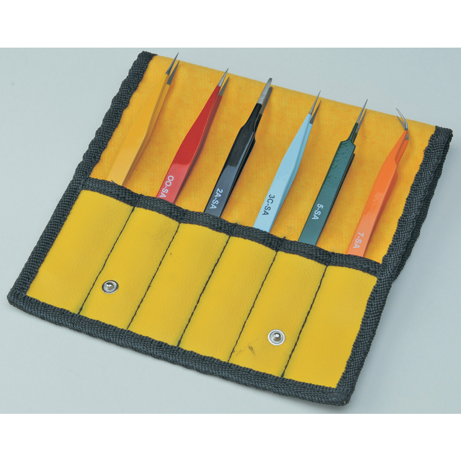 TestEquity: Aven 18480EZ Tweezer Set, E-Z Pik Stainless Steel