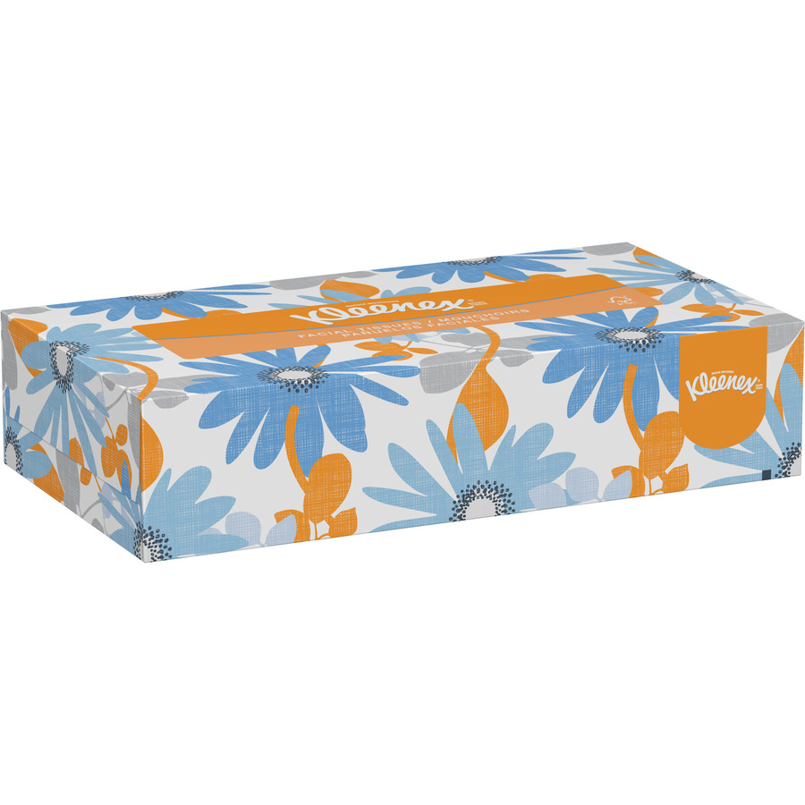 Kimberly-Clark 21606 Kleenex, 2-Ply Facial Tissue, White, 48 Boxes/Case