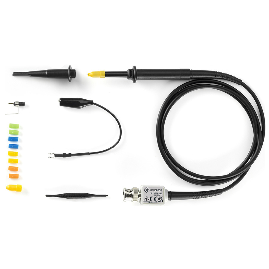 Rohde & Schwarz RT-ZP03S Passive Oscilloscope Probe, 300 MHz, 10:1, 10 Mohm 12 pF, RT-Zxx Series