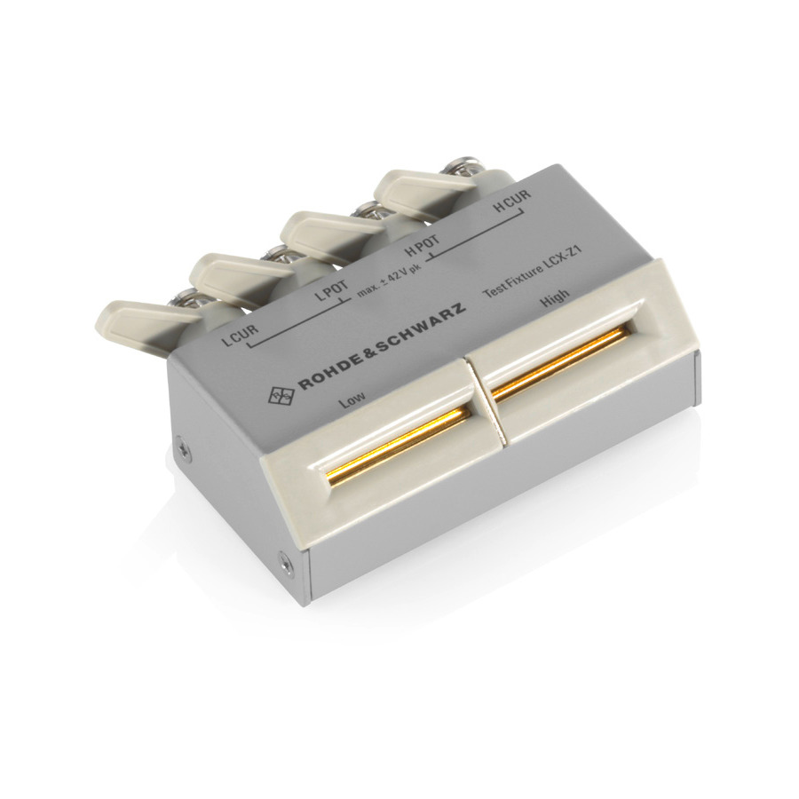 Rohde & Schwarz LCX-Z1 LCR Test Fixture for Axial/Radial Lead Type Devices, LCX Series