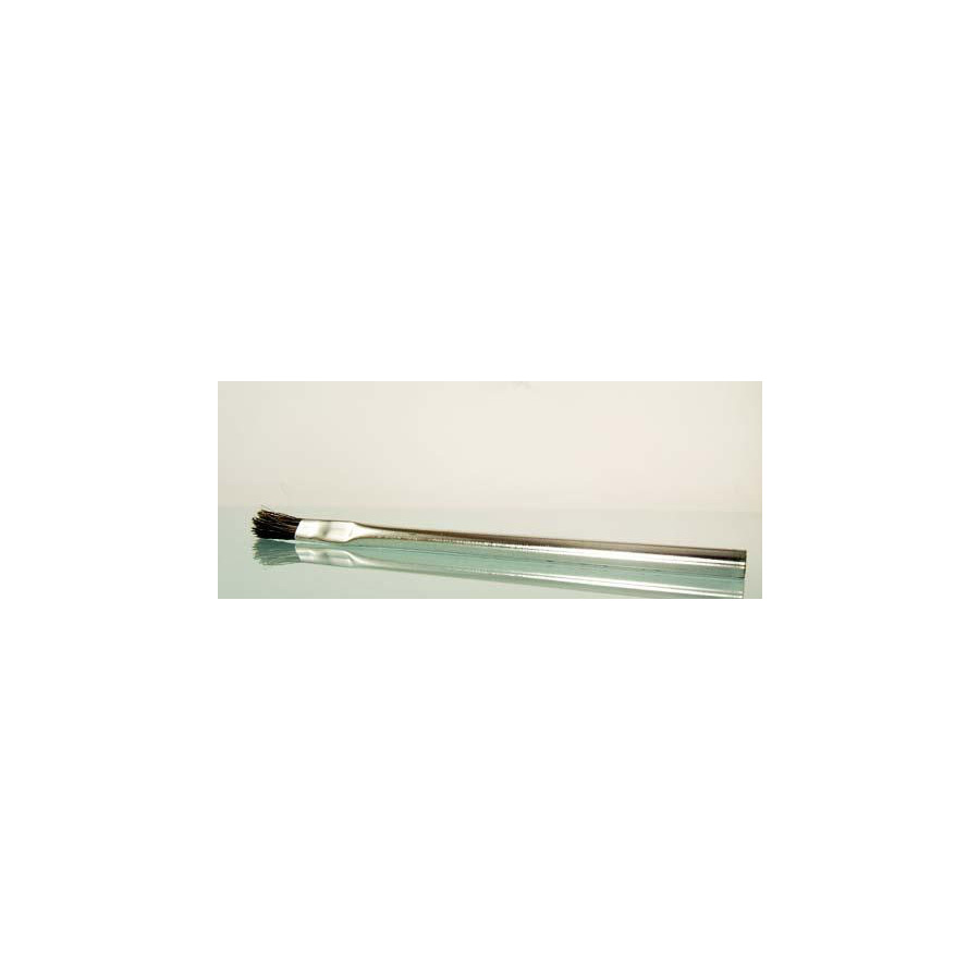 Gordon Brush 900431 Applicator Brush, Anti-Static, Horse 1/2", Brstl, Tin 3/16"x2-3/4" Hdl, ESD