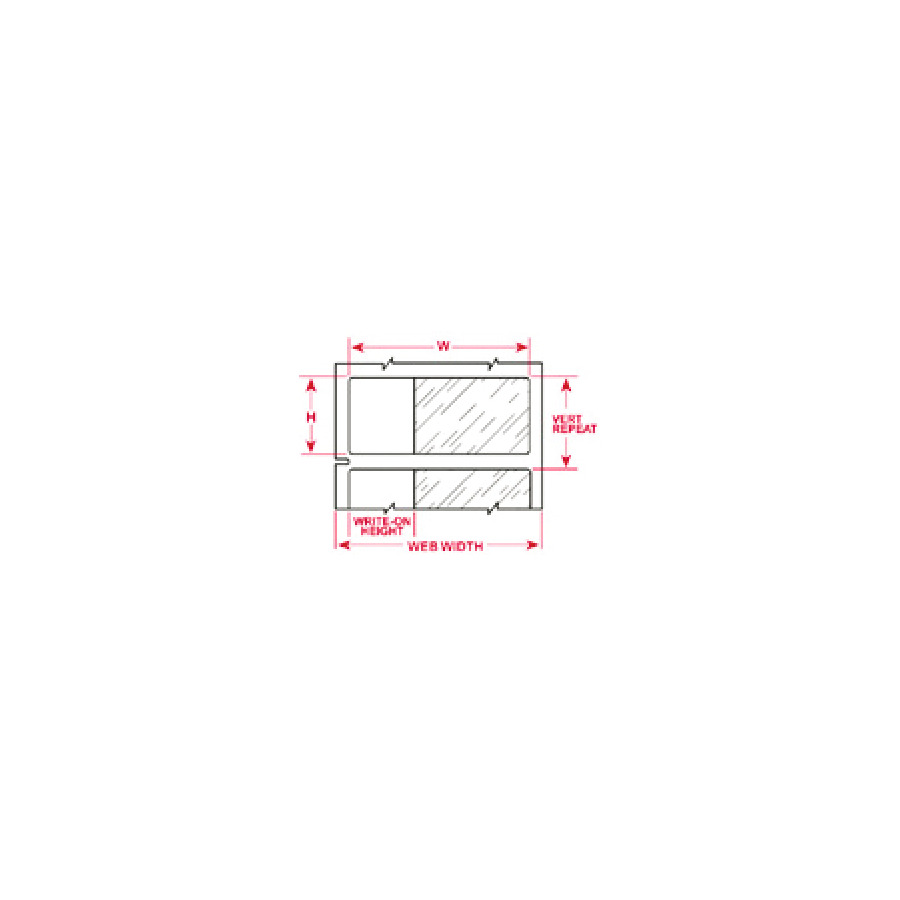 Brady THT-65-427-3 THT-65-427-3 1x3.75" LABELS 3000/ROLL BRADY