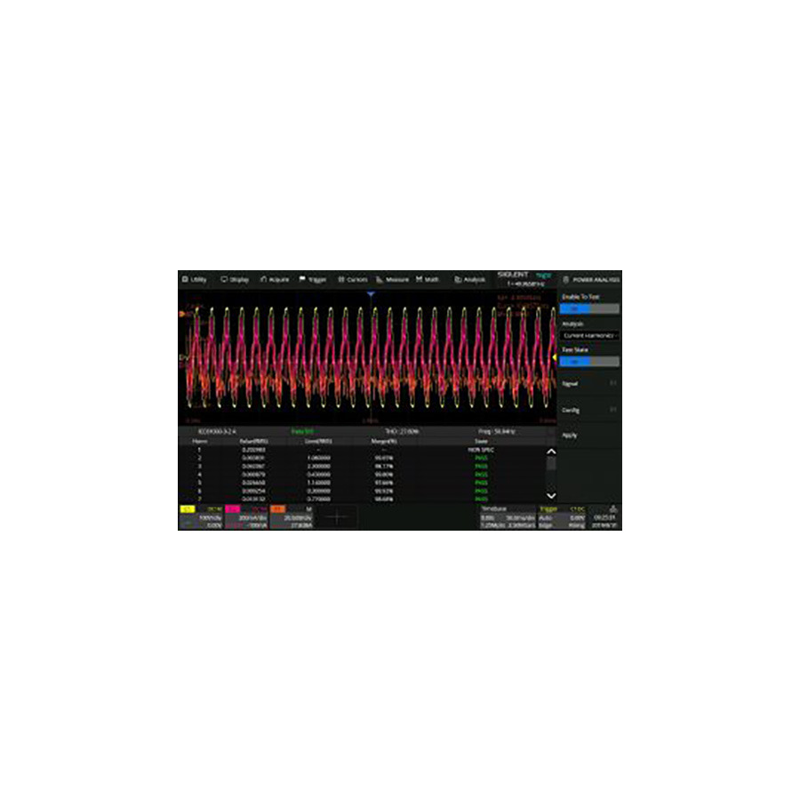 Siglent SDS2000HD-PA Power Analysis Software Option, Use with SDS5000X, SDS2000X Plus, SDS2000X HD Series
