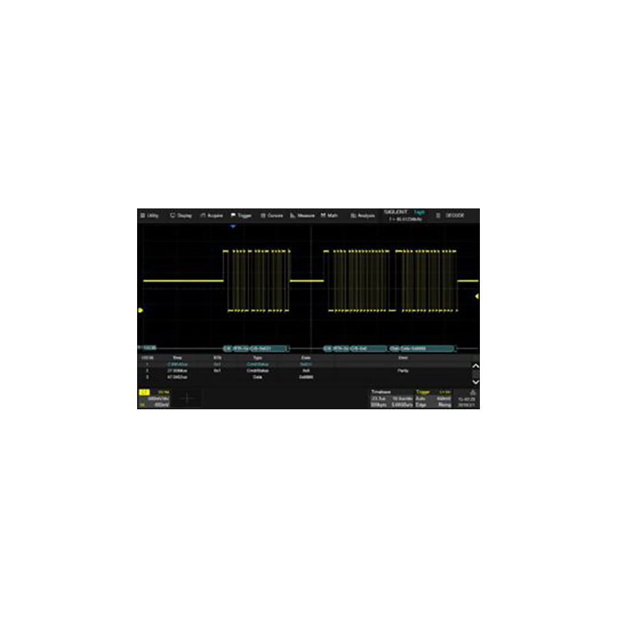 Siglent SDS2000HD-1553B MIL-STD-1553B trigger & decode (software)