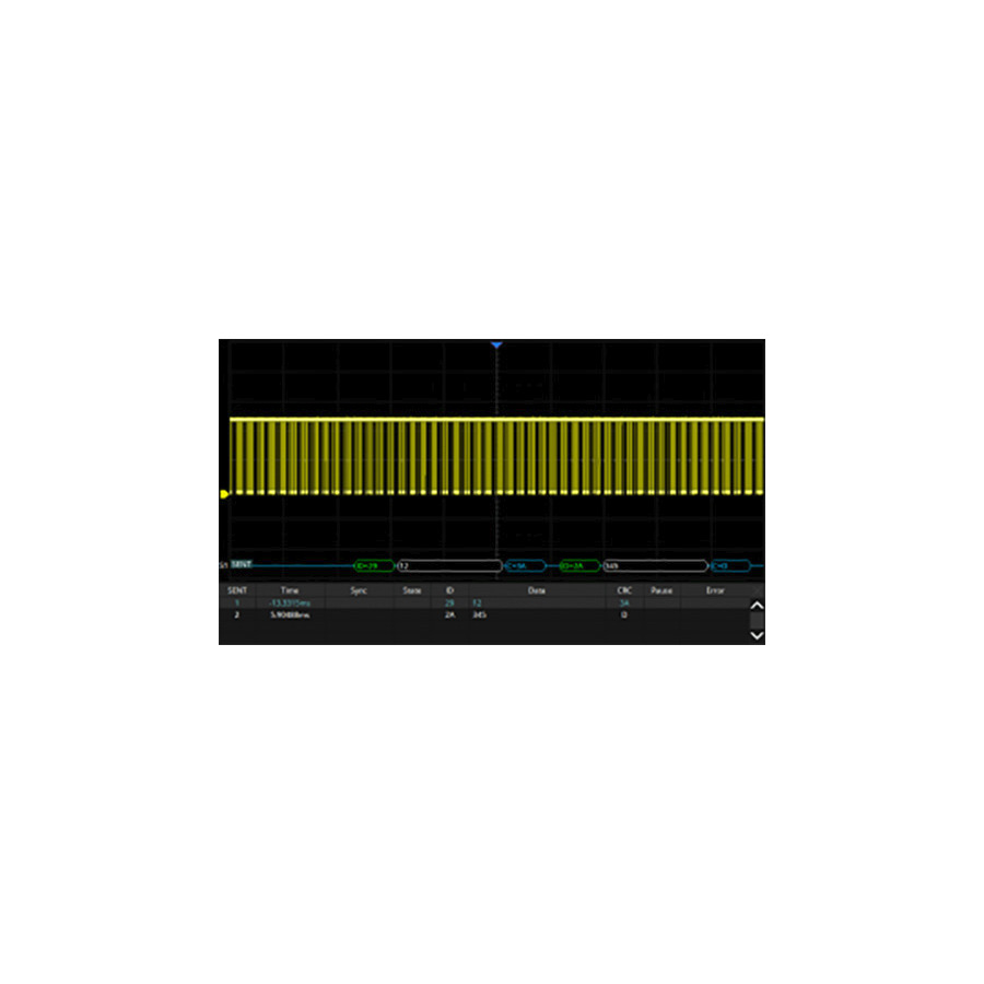 Siglent SDS2000HD-SENT SENT trigger & decode (software)