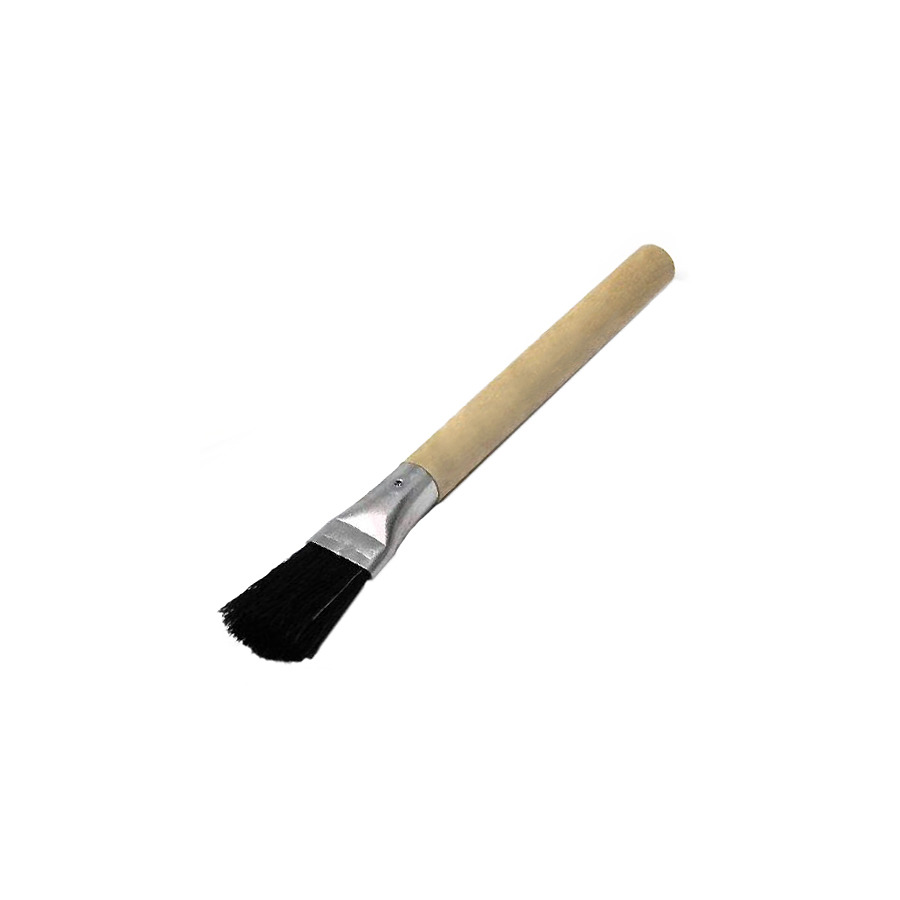 Gordon Brush DB7 Applicator Brush, Dope Style, Anti-Static, Horse 1-1/8" Brstl, Wood 7" Hdl, ESD