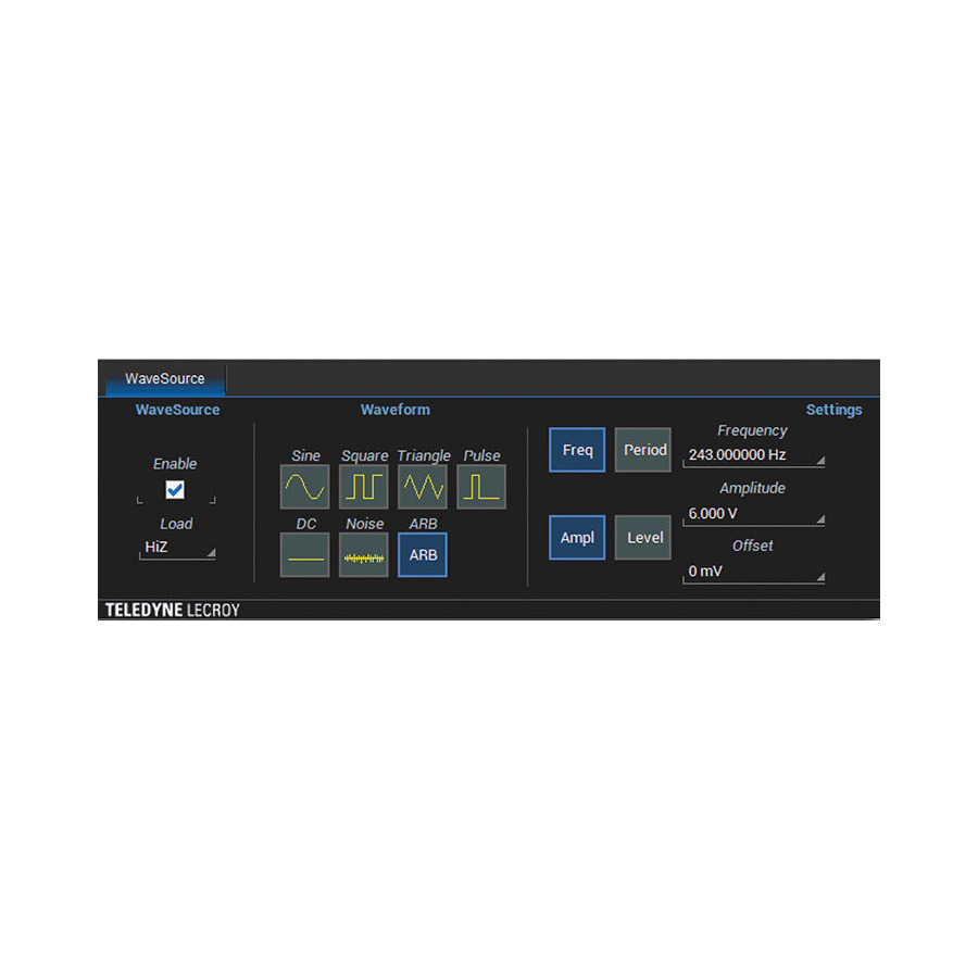 Teledyne LeCroy WS3K-FG Function Generator Option, WaveSurfer 3000 and 3000z Series