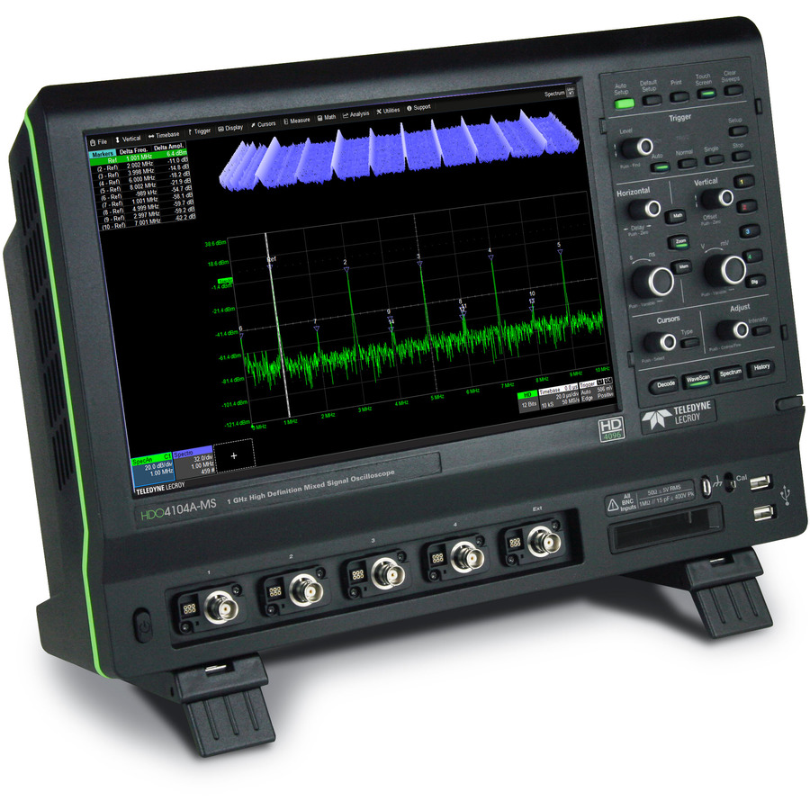 Teledyne LeCroy HDO4054A Digital Oscilloscope, 500 MHz, 4 CH, 10 GS/s, 12.5Mpts, HDO4000 Series